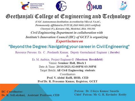 Home | Geethanjali College of Engineering and Technology