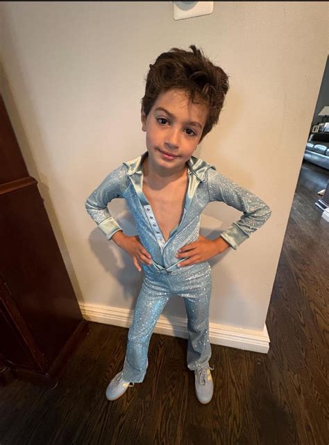 Benson Boone Grammy Inspired Light Blue Sparkle Jumpsuit: Custom Stage ...