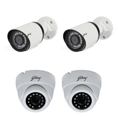 Godrej Security Solutions Wired 1080p HD 2MP Security Camera Kit - Mayatech