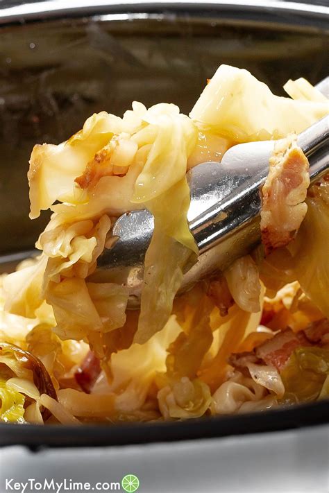 BEST Crockpot Cabbage {Slow Cooker Cabbage with Bacon Recipe VIDEO ...