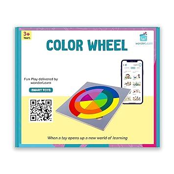 Buy Wonderhood Color Wheel and Mixing Guide Game for 3+ Year Old Kids ...