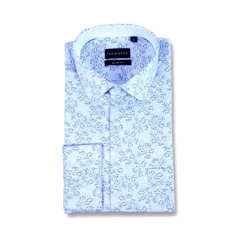 Buy Texworks Formal Shirt for Men (Medium, Blue) at Amazon.in