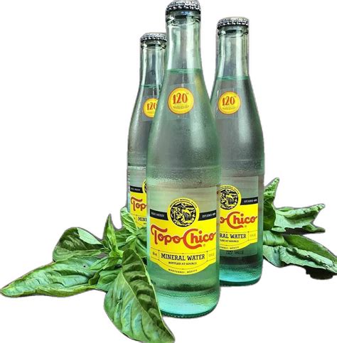 Bottles of Topo Chico mineral water seen on ice at Atmosphere City of Angels Launch Party Powered by