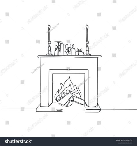 How To Draw A Fireplace