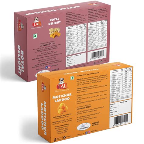 Royal Delight 400gm & Motichur Laddoo 400gm – Lal Sweets Pvt Ltd