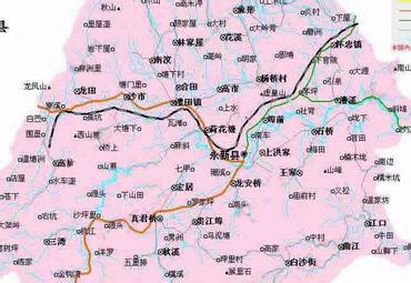 江西省地图挂图 江西省政区交通_地图分享