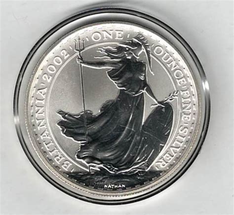 2002 Silver Britannia One Ounce Coin Coin | Dorset Coin Company