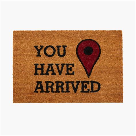 Buy Radiance Stencila Beige PVC Backed Coir Printed Door Mat - 40 cm x ...