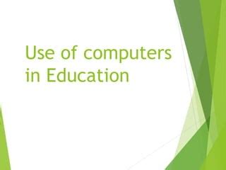 Use of Computer in Education System PDF 的图像结果