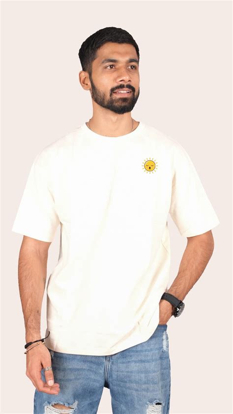 Boring Day Off White Oversized T-shirt