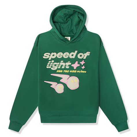 Broken Planet Speed Of Light Hoodie Malachite Green – Crepslocker