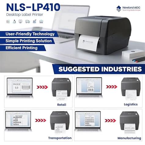 Newland NLS-LP410-IN 4 Inch Desktop Thermal Label Printer – tpstech.in