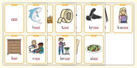 Graad 1 Klanke Flitskaarte oe (teacher made) - Twinkl