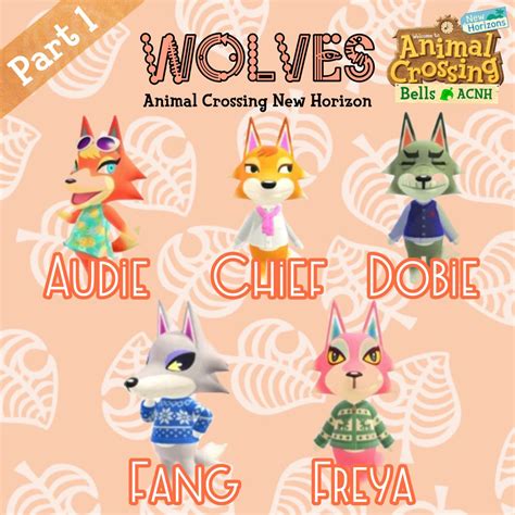 All Wolf Characters Animal Crossing at Danielle Andrew blog