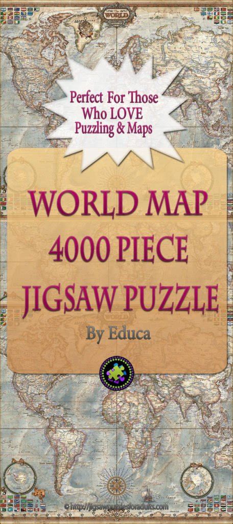 Large World Map Puzzle 的图像结果