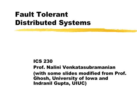 Image result for Fault Tolerance in Distributed Systems