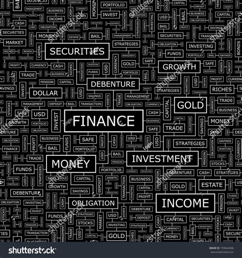 Finance Word Cloud Example 的图像结果