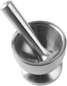 Hiru Stainless Steel Mortar & Pestle Set Garlic Spice Tool Herb ...
