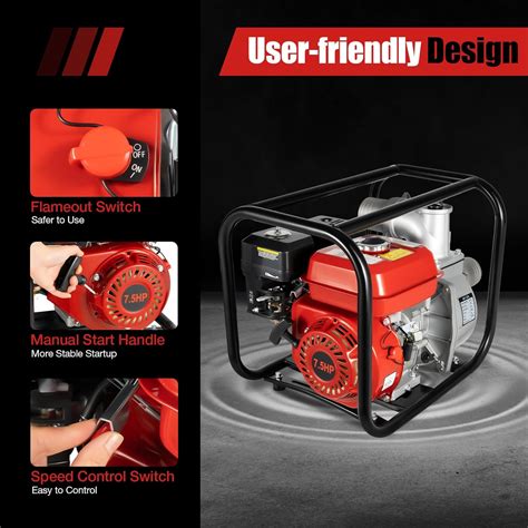 LyeXD 7.5HP High Pressure Gas Water Pump for India | Ubuy