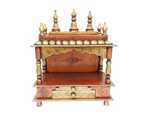 Wood To Cart Beautiful MDF Wooden Temple/Pooja Mandir for Home and ...