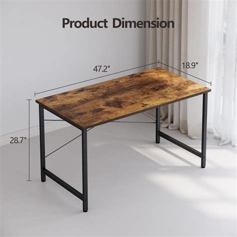 CubiCubi Computer Desk 47 Study Writing Table for India | Ubuy