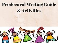 Image result for Procedural Writing Activities
