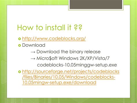 Image result for How to Install Code Blocks On Windows 10 and Run C Programs