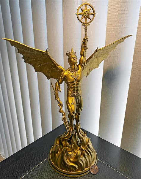 Statue of Lucifer Rising, the Morning Star (venus), the Light-bringer ...