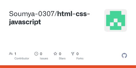Image result for HTML/CSS JS GitHub