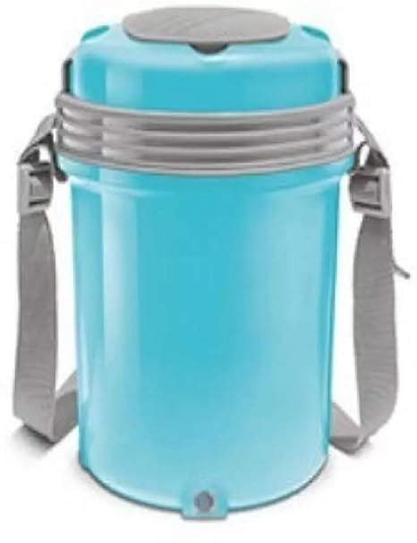 Buy MILTON Electron Electric Insulated Stainless Steel Tiffin Box Blue ...