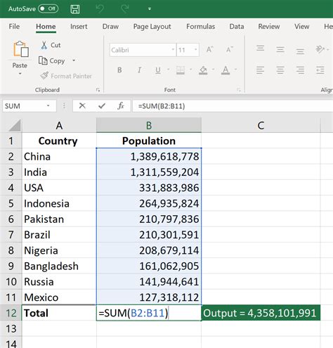 Excel Formula 的图像结果