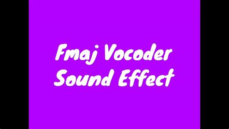 Image result for Fmaj Vocoder Audio