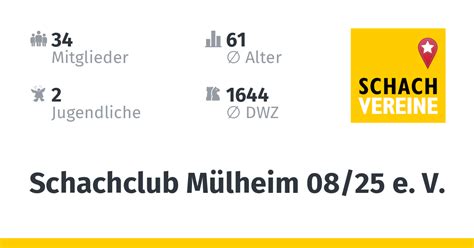 Schachclub Mülheim 08/25 e. V. (Schach in Deutschland)