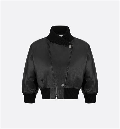 Cropped Jacket Black Calfskin | DIOR