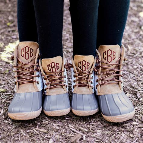 Monogrammed Toddler Duck Boots - Marleylilly Kids