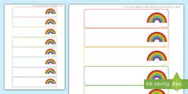 👉 Editable Rainbow Labels