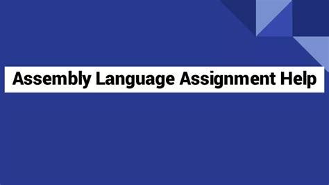 Assembly Language Assignment 的图像结果