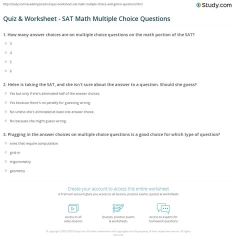 Image result for Math Multiple Choice
