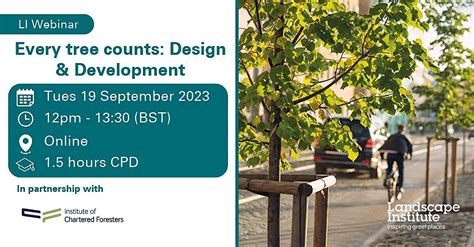 LI Webinar: Every tree counts: Design & Development, September 19 2023 ...