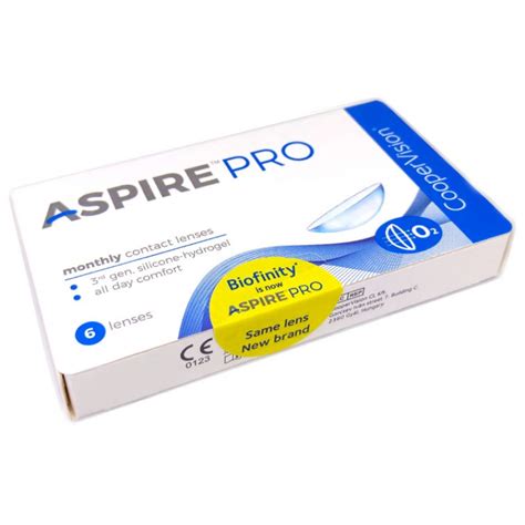 Buy CooperVision Aspire Pro Contact Lenses Online - Comfort and Clarity