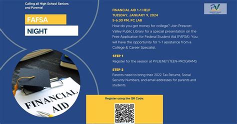 FAFSA: Financial Aid 101 Night for Teens and Parents, Prescott Valley ...