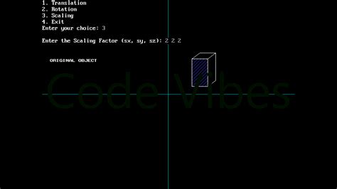 Graphics Program in C Code On vs Code 的图像结果