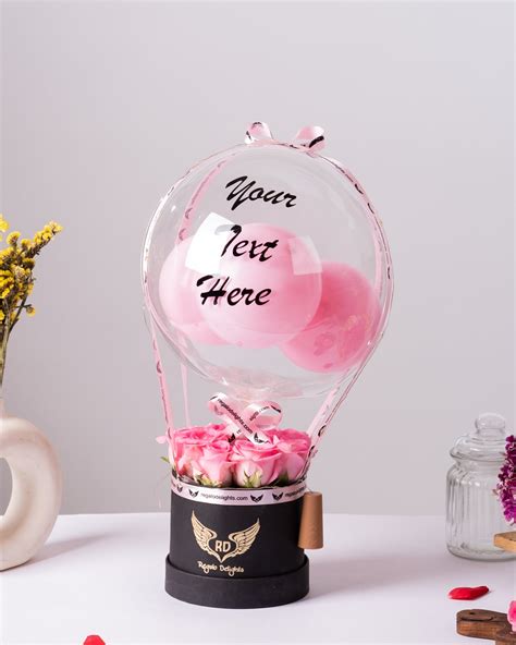 Pink Roses Hot Air Bouquet