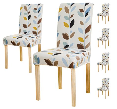 House of Quirk Elastic Chair Cover Stretch Removable Washable Short ...