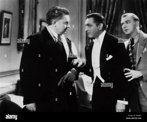 JEAN HERSHOLT, JOHN BARRYMORE, LEE TRACY, DINNER AT EIGHT, 1933 Stock ...