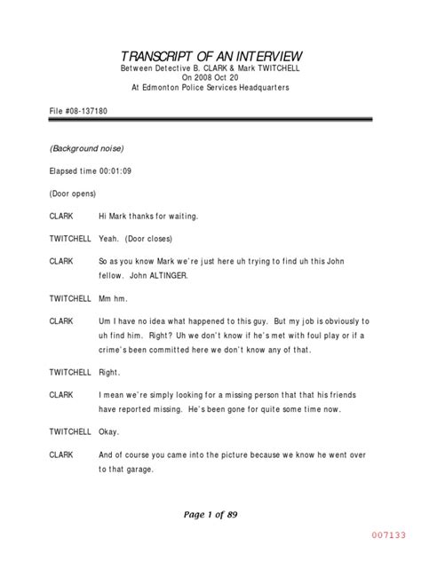 Image result for Detective Interview Script