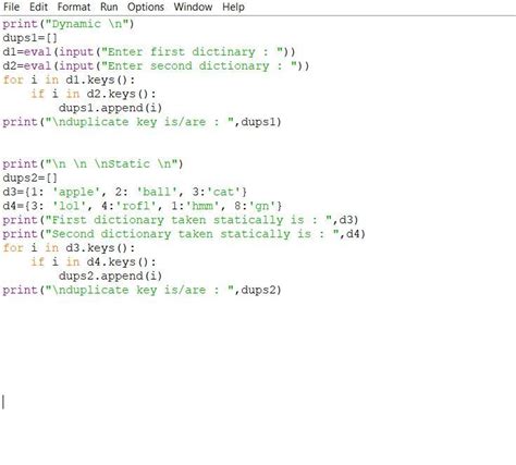 Given two dictionaries say d1 and d2. Write a program that list the ...