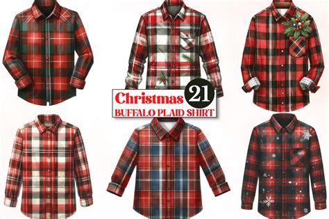 Watercolor Christmas Buffalo Plaid Shirt Graphic by vintage.artist ...