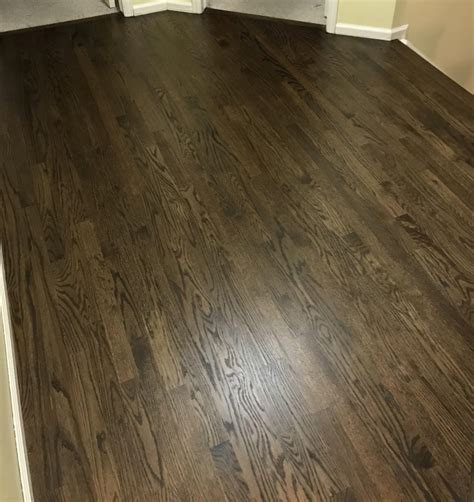Dark Red Hardwood Flooring