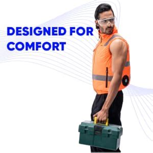 brrf Air-Conditioned Jacket with Two Fans, Cooling Jacket,Beat the Heat ...